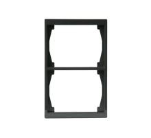 Рамка 2-постовая, 100мм серия Impressivo, антрацит  1722F100-81   2TKA000325G1  ABB