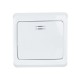 ВЕГА белый Выключатель 1-клавишный с индикацией 10А ВС10-1-1-ВБ  EVV11-K01-10-DM  GENERICA