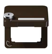 Рамка 5 постов, Алюминий  CD590BFKLSLBR  Jung