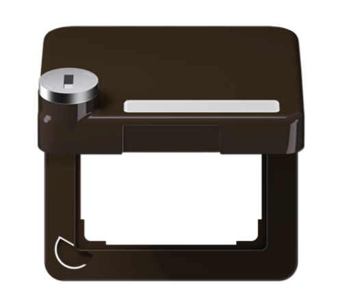 Рамка 5 постов, Алюминий  CD590BFKLSLBR  Jung