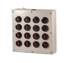 ПКУ-15-21.441-54У2 (8*КЕ081/2(1з+1р) черная + 8*КЕ081/2(1з+1р) красная + PG-36), пост управления (ЭТ)  ET008532  Электротехник