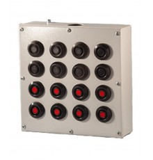 ПКУ-15-21.441-54У2 (8*КЕ081/2(1з+1р) черная + 8*КЕ081/2(1з+1р) красная + PG-36), пост управления (ЭТ)  ET008532  Электротехник