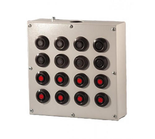 ПКУ-15-21.441-54У2 (8*КЕ081/2(1з+1р) черная + 8*КЕ081/2(1з+1р) красная + PG-36), пост управления (ЭТ)  ET008532  Электротехник