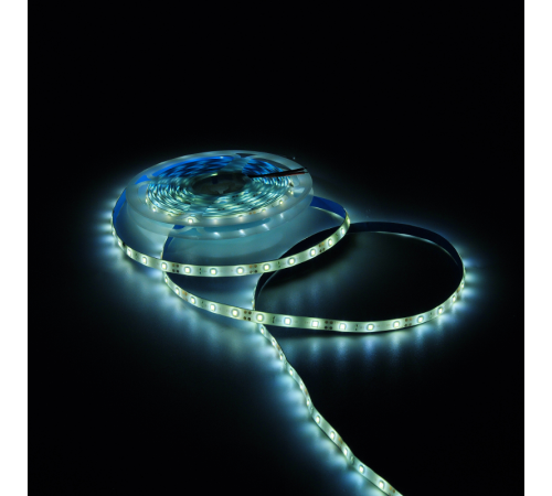 Лента светодиодная Elementary 2835/60-SMD 4.8W 12V DC холодный белый IP66 (ZIP Bag 5м)  356000305  Gauss