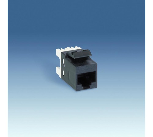 Simon 75 Механизм Коннектор AMP, RJ12, 6 контактов, S27, S73L, S82, S82N, S82C, S88, S82 Detail, чёрный  75528-39  Simon
