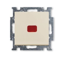 ABB Basic 55 Сл. кость Переключатель 1-клавишный с подсветкой и N-клеммой  1012-0-2150   2CKA001012A2150  ABB