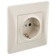 Ugra Розетка 1-ой с/з с з/ш, СУ , 16А, 250В, беж  С11Р4-003  GUSI Electric
