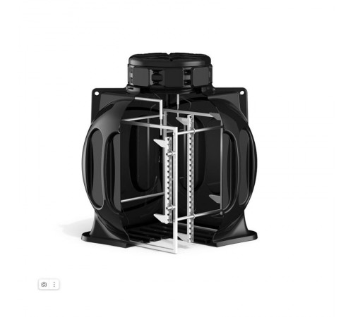 Пластиковый колодец КС-5М с каркасом с дополнительной горловиной D780 H200, с крышкой D780  PR08.32398  Промрукав