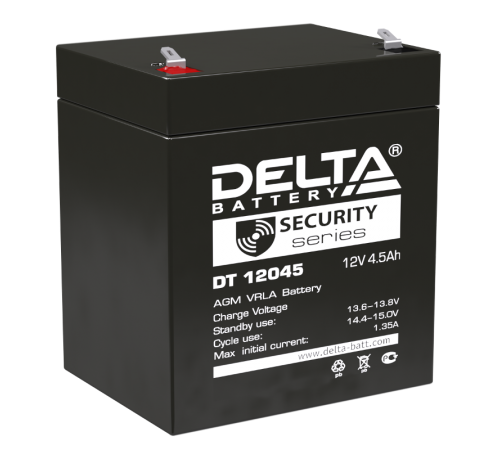 Аккумуляторная батарея ОПС серии DT 12045  12В/4,5Ач  DT 12045  DELTA