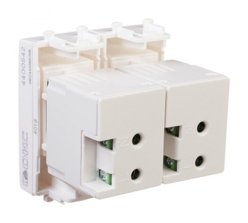 USB зарядное устройство "Белое облако", "Avanti", 2.1А, 2 мод.  4400542  DKC