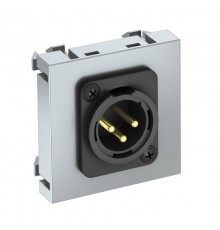 Мультимедийная рамка XLR Modul45 (серебристый) (MTG-X3M S AL1)  6105262  OBO Bettermann