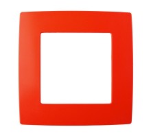 Рамка на 1 пост 12-5001-23  ,  красный  Б0019388  ЭРА