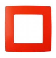 Рамка на 1 пост 12-5001-23  ,  красный  Б0019388  ЭРА