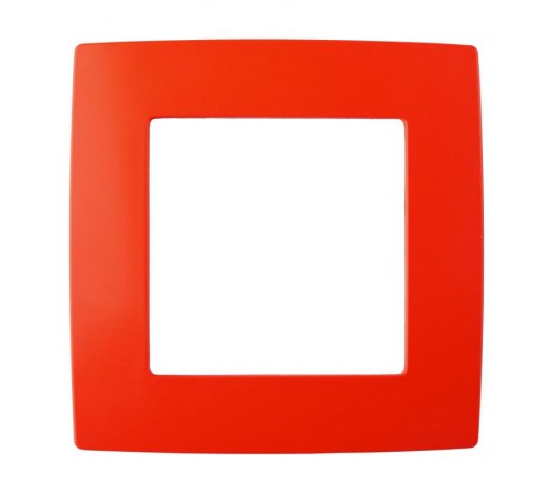 Рамка на 1 пост 12-5001-23  ,  красный  Б0019388  ЭРА