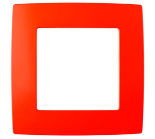 Рамка на 1 пост 12-5001-23  ,  красный  Б0019388  ЭРА