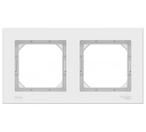 AtlasDesign Aqua Белый Рамка 2-ая IP44  ATN440102  SE