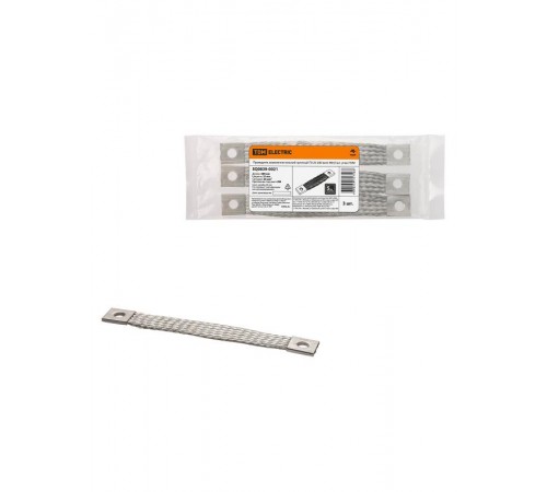 Проводник заземления плоский луженый ПЗ 25-200 (3 шт. упак) ТDM  SQ0839-0021  TDM