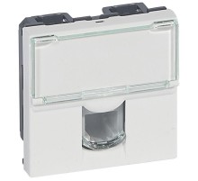 Розетка Mosaic 2М RJ11 4 контакта  078731  Legrand