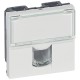 Розетка Mosaic 2М RJ11 4 контакта  078731  Legrand
