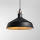 Светильник подвесной PL2 BK/RC металл, E27, max 60W, d300 мм, шагрень черный/медь  Б0037413  ЭРА