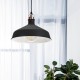 Светильник подвесной PL2 BK/RC металл, E27, max 60W, d300 мм, шагрень черный/медь  Б0037413  ЭРА