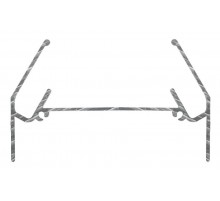 Профиль TR-1PTR-RMP алюминиевый для установки 1ф шинопровода с натяжными потолками 2 шт. по 2 м.  Б0061061  ЭРА