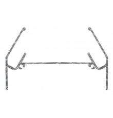 Профиль TR-1PTR-RMP алюминиевый для установки 1ф шинопровода с натяжными потолками 2 шт. по 2 м.  Б0061061  ЭРА