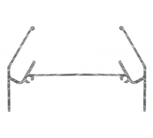 Профиль TR-1PTR-RMP алюминиевый для установки 1ф шинопровода с натяжными потолками 2 шт. по 2 м.  Б0061061  ЭРА