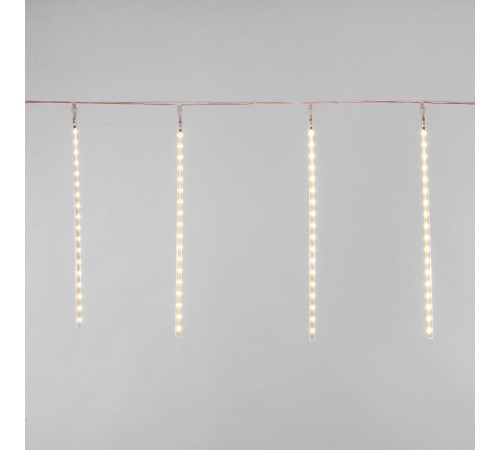 Гирлянда "Тающие сосульки" светодиодная, 8 шт х 50 см, шаг 40 см, 230 В, Теплые Белые светодиоды  256-416  NEON-NIGHT