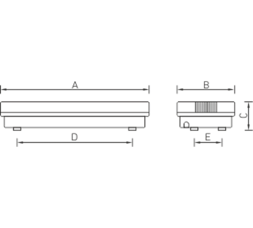 Световой указатель аварийного освещения светодиодный ANTARES 4200-4 LED 4Вт централизованный накладной/встраиваемый IP42  4501007060  Световые Техно