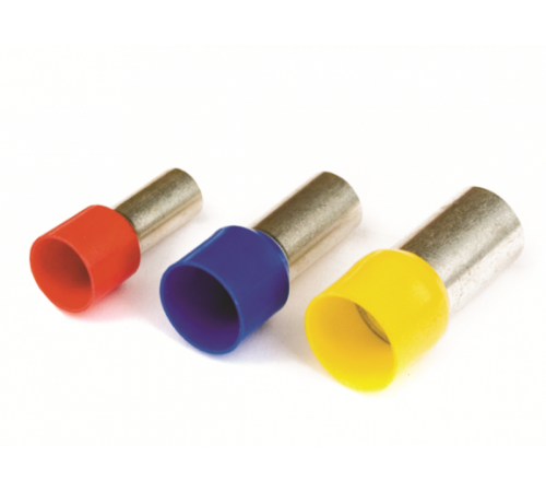 Наконечник-гильза 8мм с изолир.фланцем, 1,50мм.кв. красный  2ART505NR  DKC