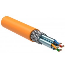 ITK Витая пара S/FTP кат.7 4х2х23AWG LSZH оранжевый (305м)  LC1-C704-627  ITK
