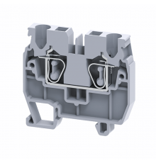 Мини-клемма проходная пружинная OptiClip CXM-2,5-I-24A-(0,2-2,5)-серый  331821  КЭАЗ