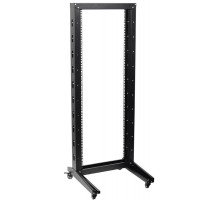 Стойка 19 однорамная 42U 600Х600 мм на РРОЛИКАХ черная  LF05-42U66-1R  ITK