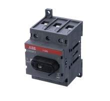 Рубильник OT63F3 до 63А 3пол для уст.на DIN-рейку или монтаж.плату(с рез. руч.)  1SCA105332R1001  ABB