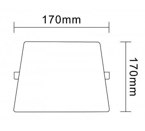 Светильник светодиодный встраиваемый LED 12-24-6K квадратный регулируемый 24Вт 6500K  Б0054329  ЭРА