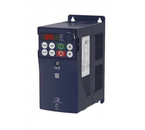 ПЧ FC-230 1Ф 0,4кВт 2,5А встр. торм.  FC-230-21-0040T  ONI