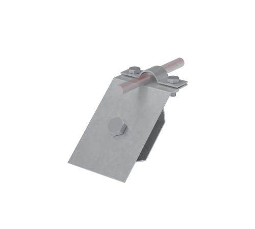 Держатель для водосточного желоба  5-10 мм INOX304  DVZH-D5-10 INOX304  КМ-профиль