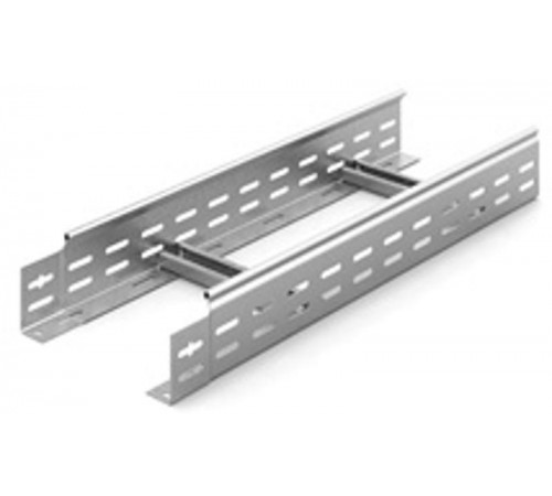 Лестничный лоток замковый 200х80х3000, толщ. 1,5 мм, гор. цинк, 313281  НЛО-200х80х3000-1,5-ГЦ   Ostec