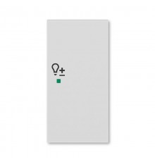 ABB Levit Серый Клавиша 2-ая правая с символом светорегулятора free@home  6220H-A02204 16  2CHH622204A4016  ABB