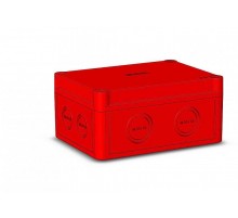 Коробка 150х110х73 ПК поликорбанат,красный цвет корпуса и крышки,крышка низкая,пластина МП1  КР2801-741  HEGEL