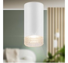 Светильник накладной настенно-потолочный спот OL40 WH/CL MR16 GU10 IP20 белый, прозрачный  Б0058477  ЭРА