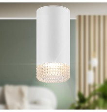 Светильник накладной настенно-потолочный спот OL40 WH/CL MR16 GU10 IP20 белый, прозрачный  Б0058477  ЭРА