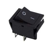 Выключатель клавишный 250V 15А (4с) ON-OFF черный  36-2310  REXANT