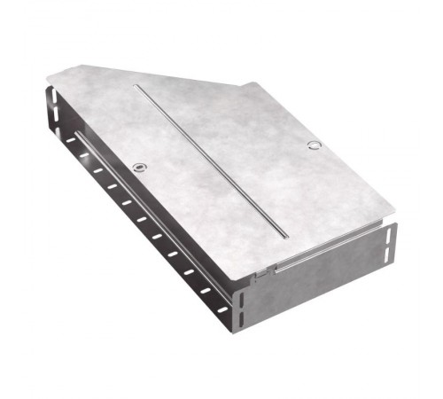 Переходник правый с крышкой Стандарт 600х400х100   PR16.0735  Промрукав