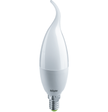 Лампа светодиодная LED 5Вт Е14 230В 4000К NLL-P-FC37-5-230-4K-E14-FR свеча на ветру матовая  61026  Navigator