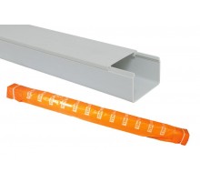 Кабель-канал 80х40 (24 м) белый  SQ0402-0022  TDM