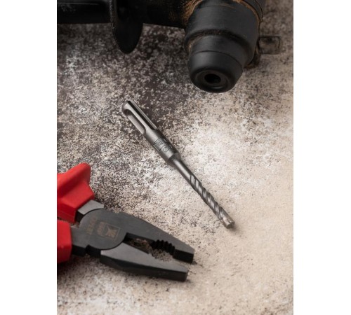 Бур по бетону SDS-plus 6х110 мм (4 резца)(4S спираль)EKF Expert  db-6-110-4x4  EKF