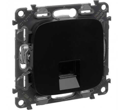 Valena ALLURE DIY Антрацит Розетка комп(RJ45) 1-ая 5 кат UTP  753950  Legrand