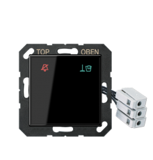 Накладка (стекло) для внешнего DND-модуля с LED-лампами, 24 В  ACUKO6M24SW  Jung